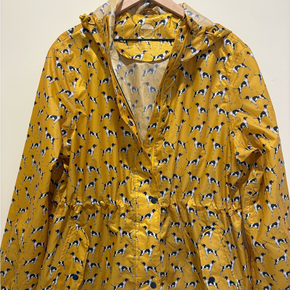 NWT Joules Golightly Hooded Packaway Rain Jacket - Picture 4 of 7